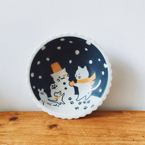 Mino Ware Cat's Holiday Series Tableware