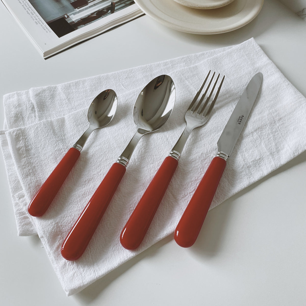 Petit Sabre Child Cutlery Set - Dinette, Red – STH. CLAY TABLEWARE