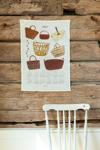 Fog Linen Work 2024 Linen Calendar - Baskets