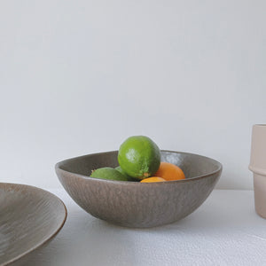 Shigaraki Ware MELLOW Collection Serving Bowl