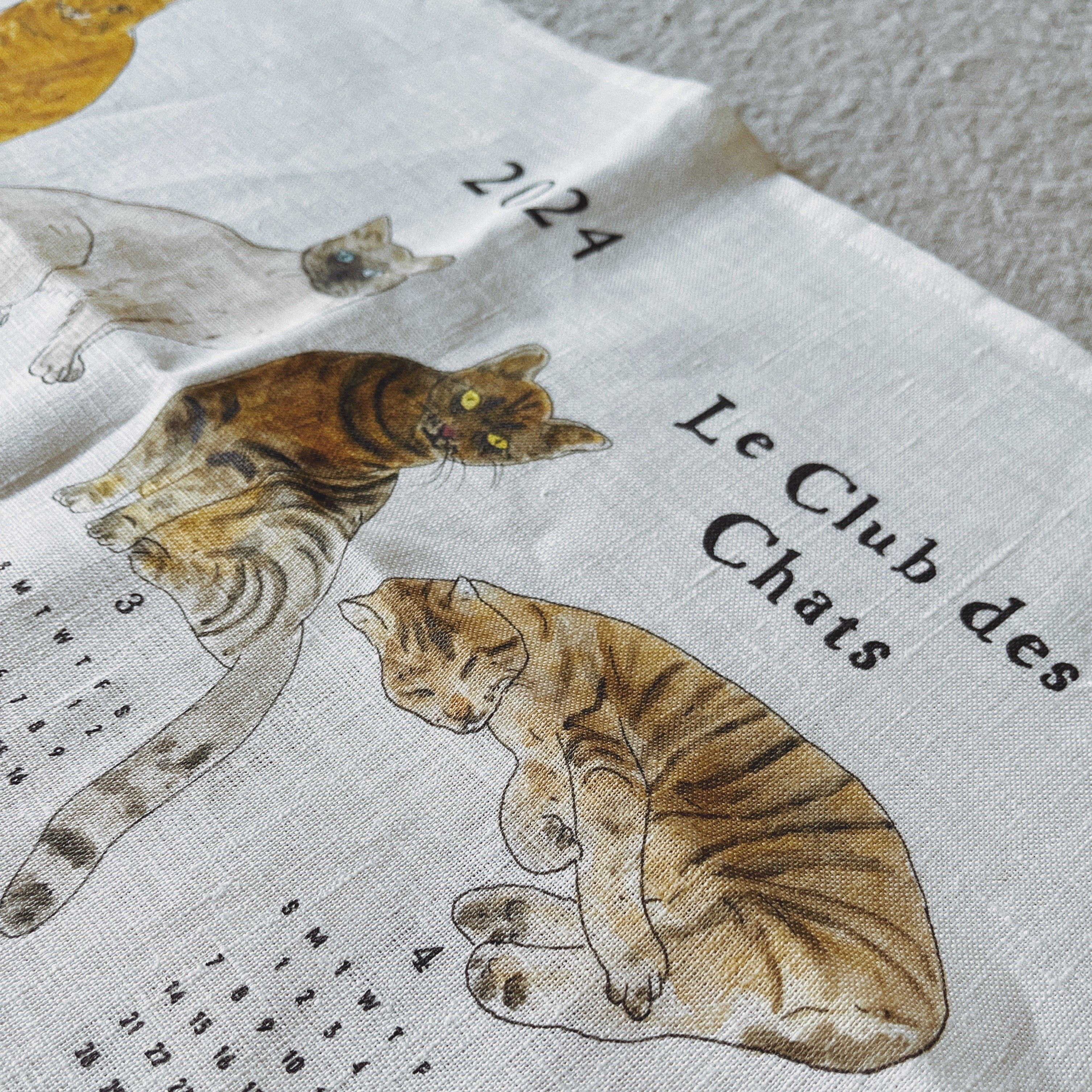 Fog Linen Work 2024 Linen Calendar - Le Club Des Chats – STH. CLAY  TABLEWARE AND HOME
