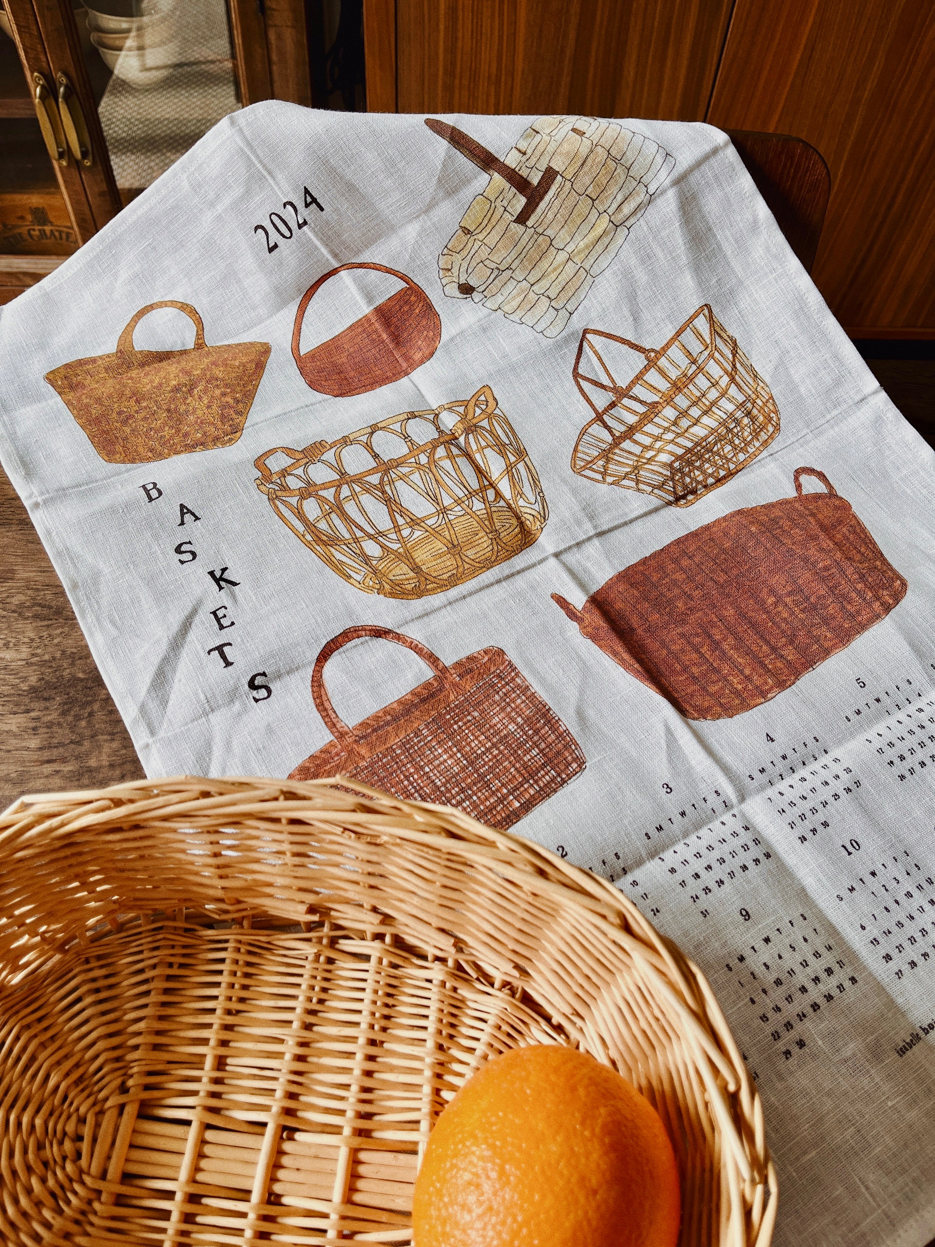 Fog Linen Work 2024 Linen Calendar - Baskets – STH. CLAY TABLEWARE