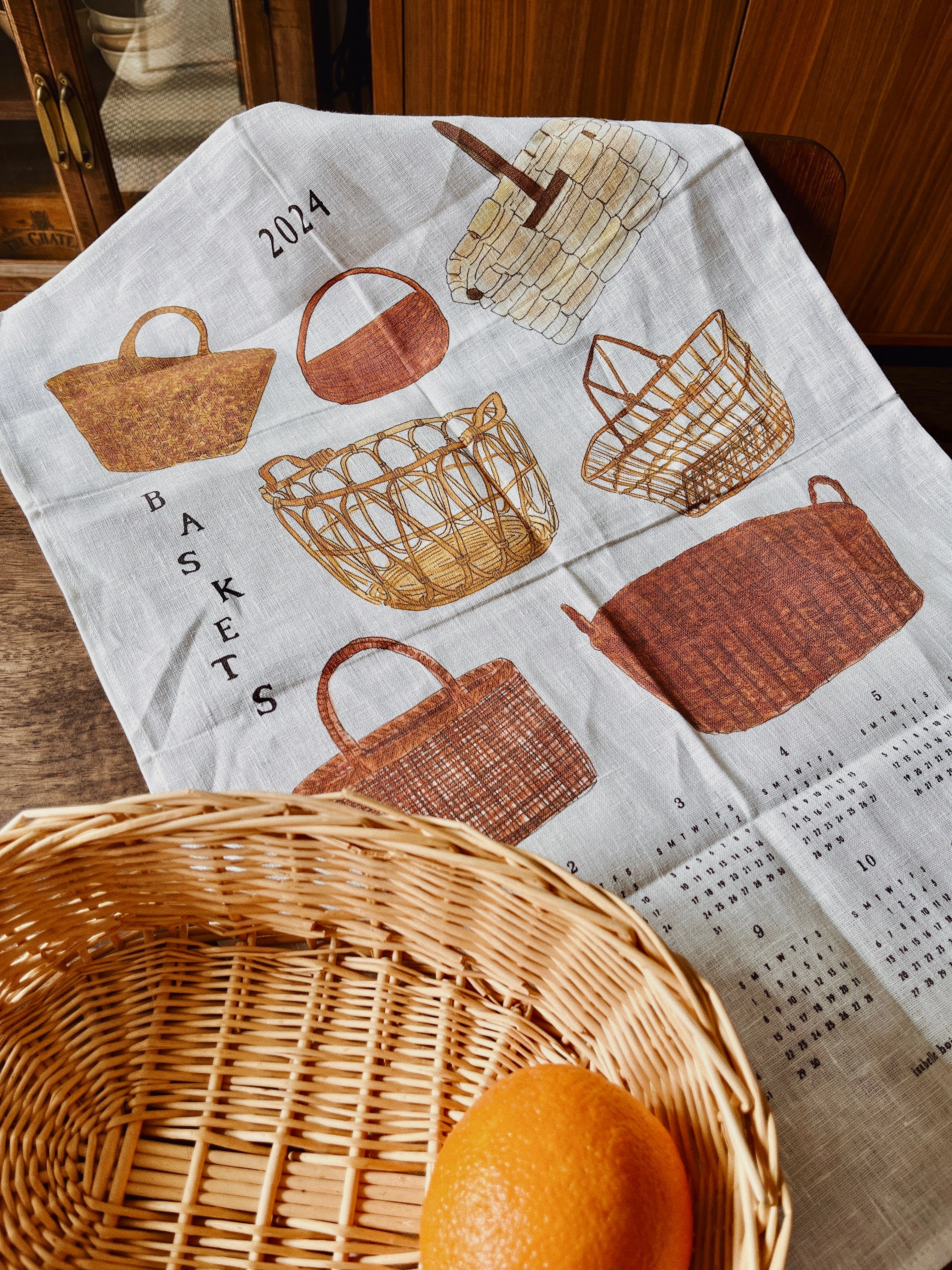 Fog Linen Work 2024 Linen Calendar - Baskets – STH. CLAY TABLEWARE AND HOME