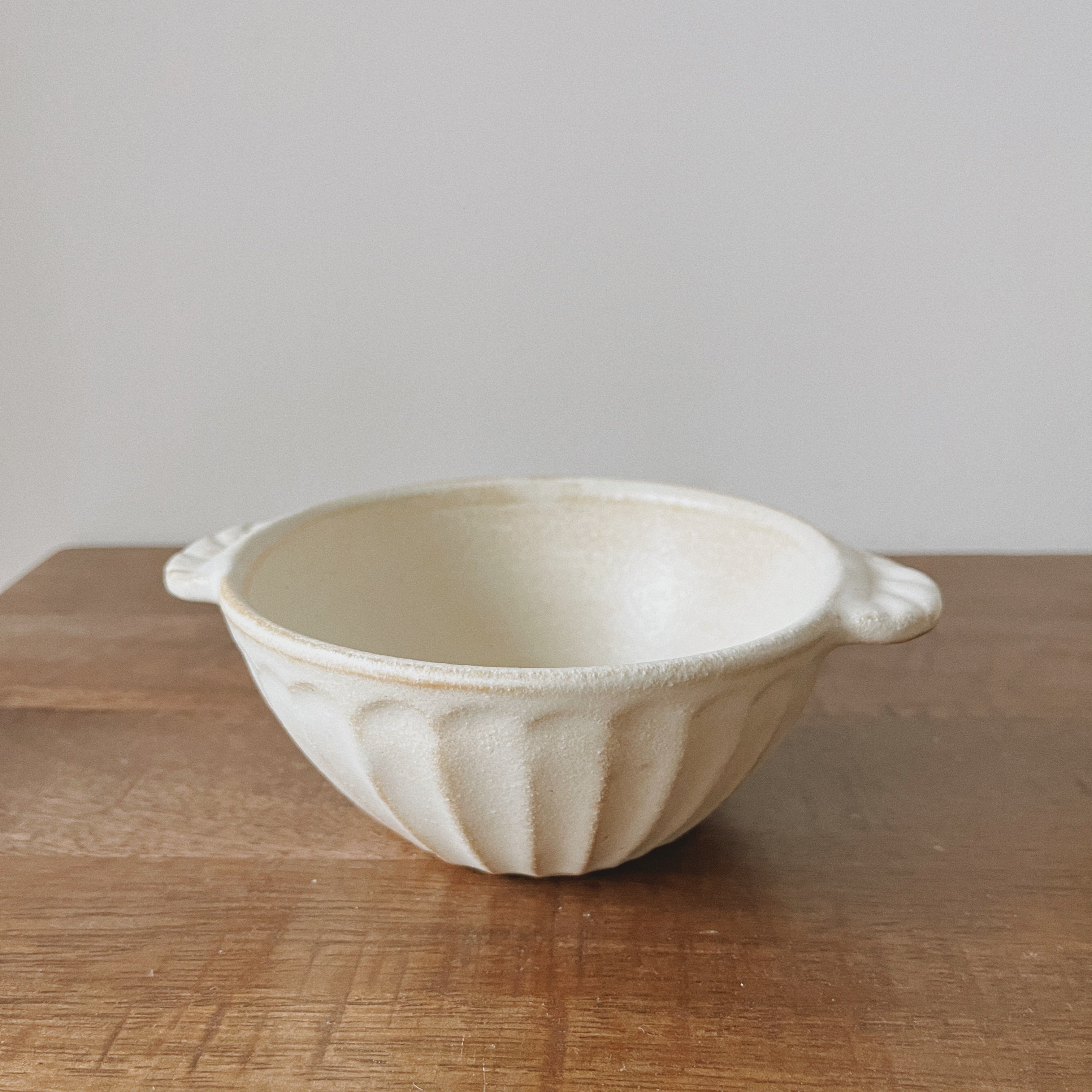 Wakasama Pottery Handmade Soup Bowl with Handles