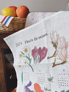 Fog Linen Work 2024 Linen Calendar - Fleurs De Saison