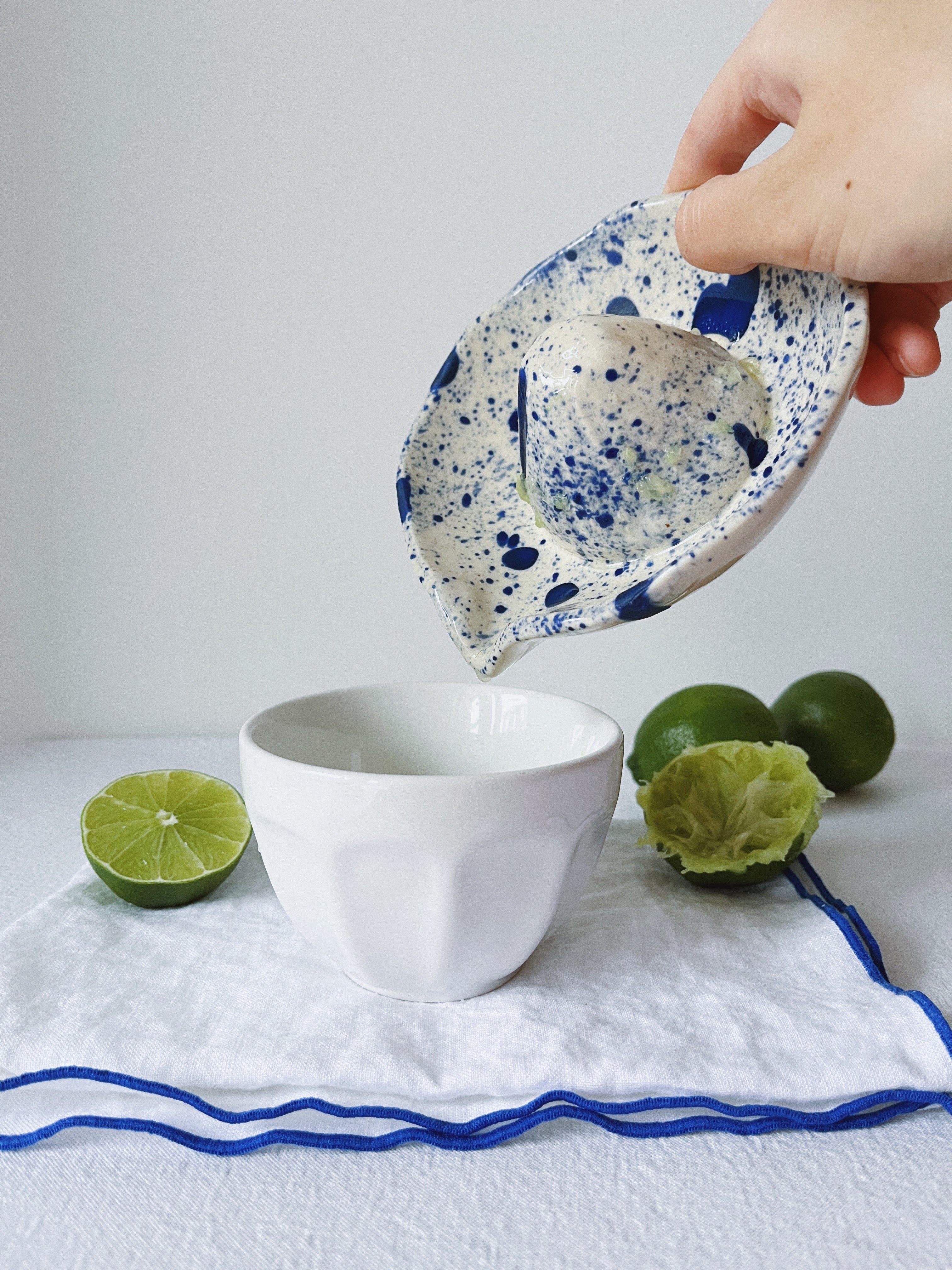 Hand-crafted Ceramic Lemon Juicer / Squeezer