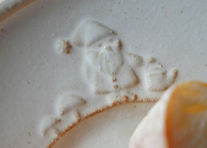 Wakasama Pottery Handmade Dwarf Bread Plate