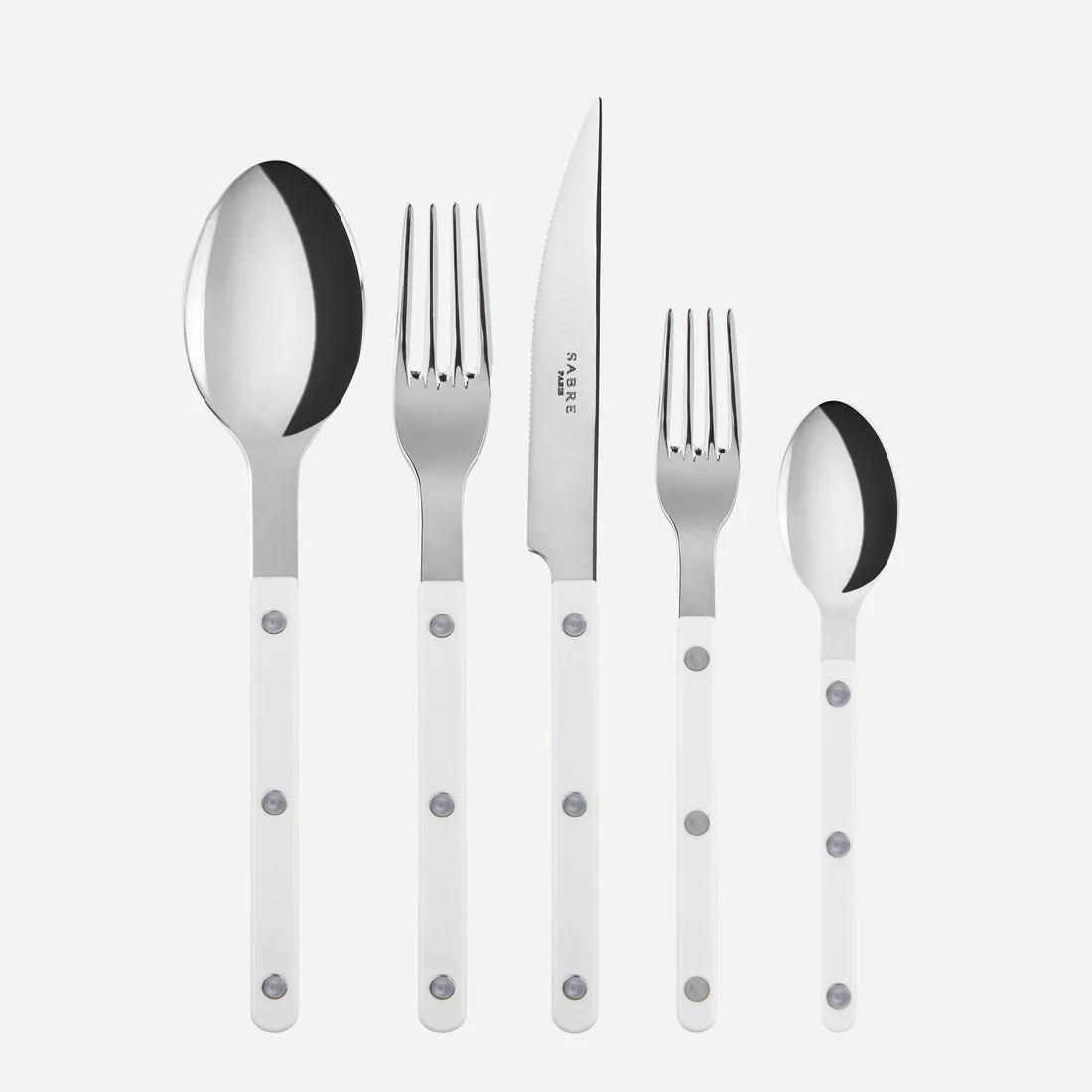 Sabre Paris Bistrot Shiny Flatware - White