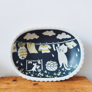 Mino Ware Cat's Holiday Series Tableware