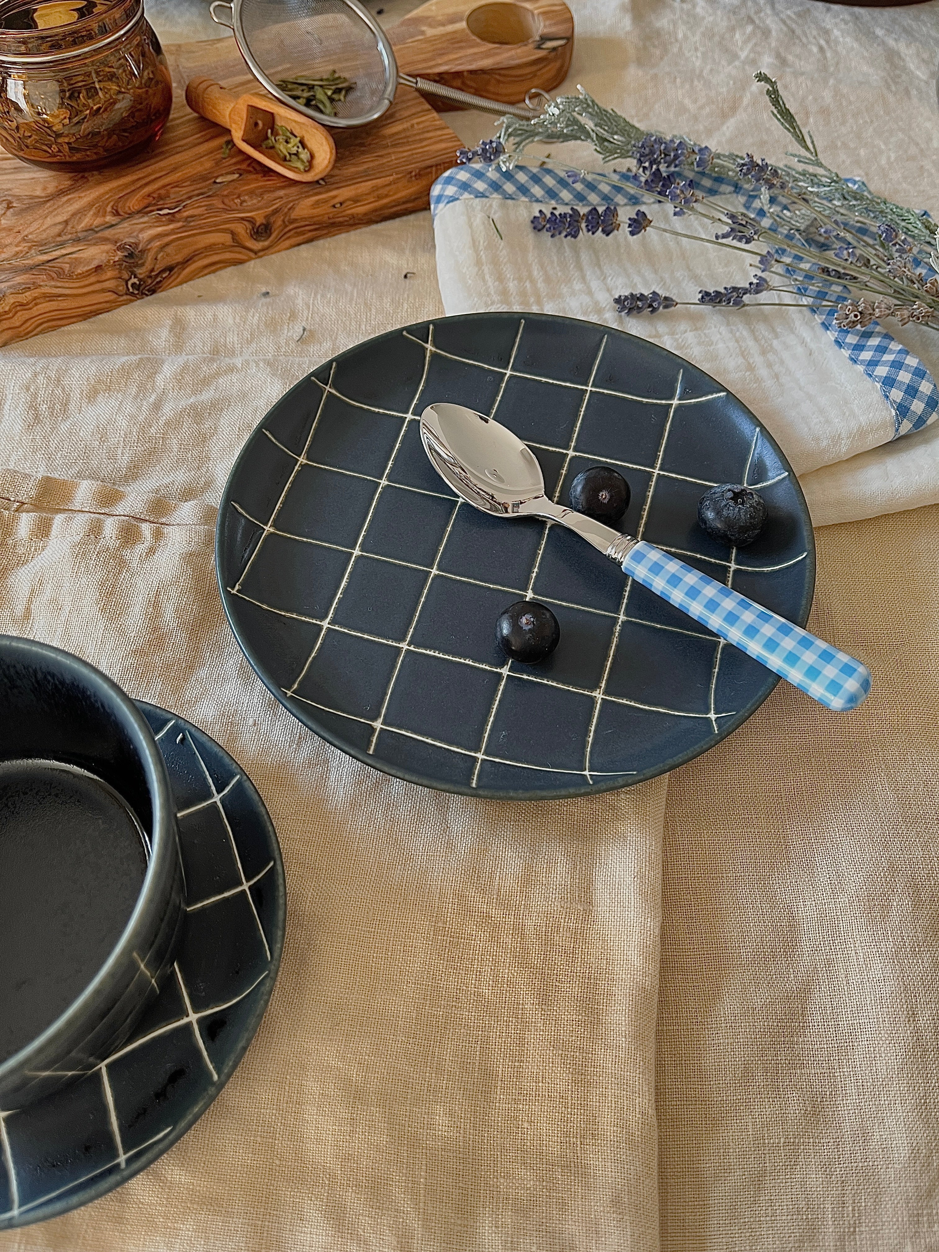 Rimout Rayure Series Tableware - Navy