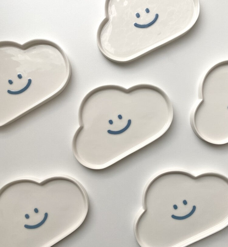 Handmade Cloud Ceramic Tray