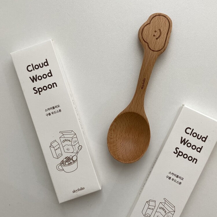 Cloud Wooden Spoon