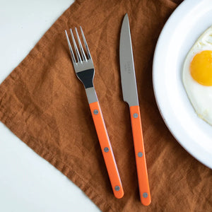 Sabre Paris Bistrot Shiny Flatware - Orange