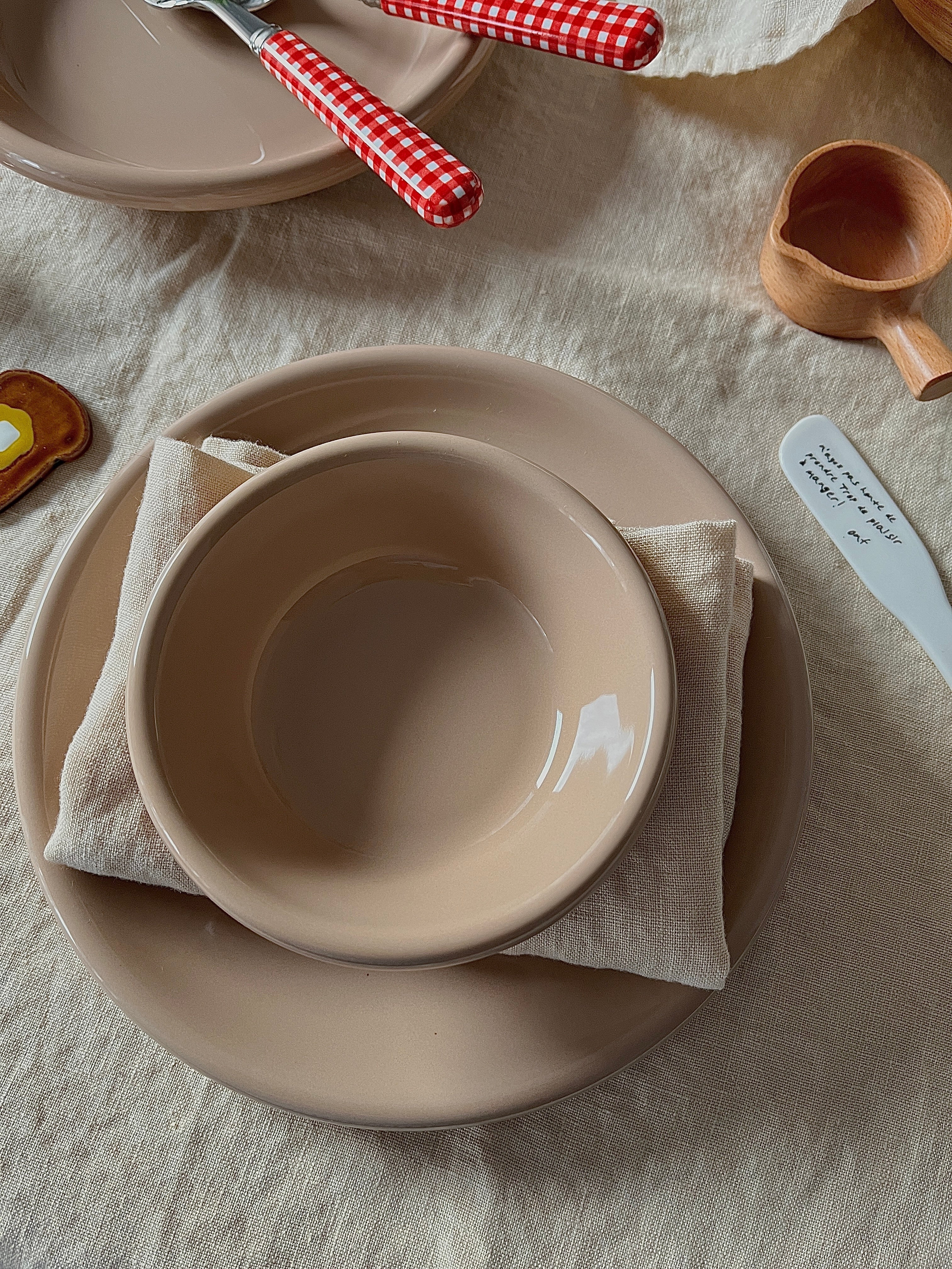 Zero Japan “Café” series tableware - Coconut