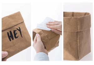 Washable Eco-friendly Kraft Bag