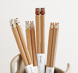 Tetoca Natural Wood Chopsticks