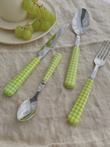 Sabre Paris Vichy Collection Cutlery - Lime