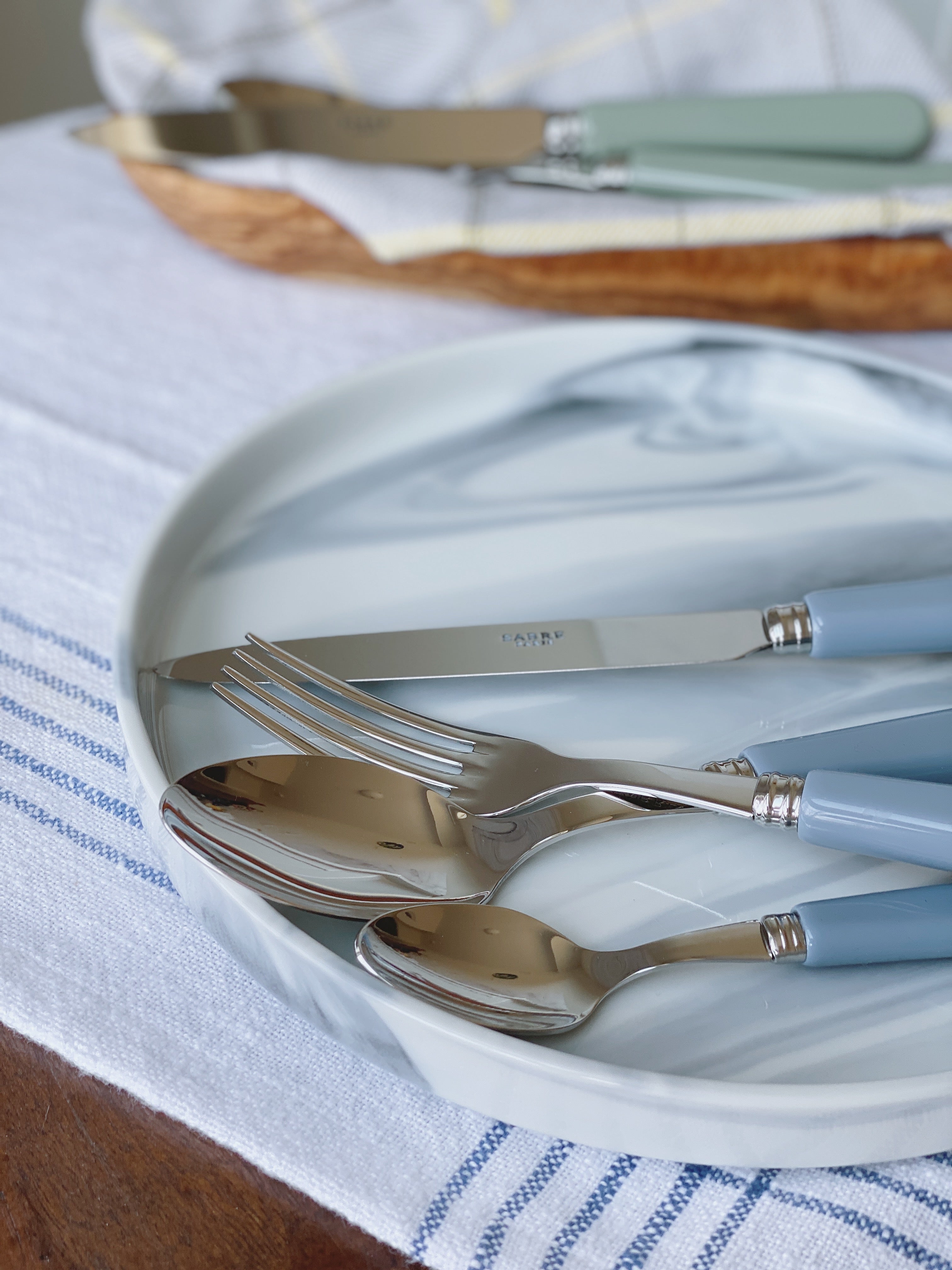 Sabre Paris Pop Collection Cutlery - Bluish Gray