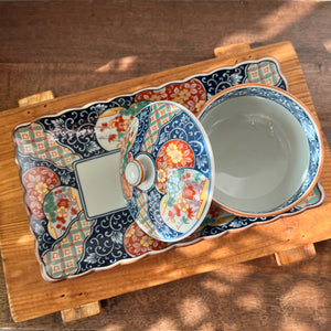 Ko-Imari Ware Shochikubai Tea Wares