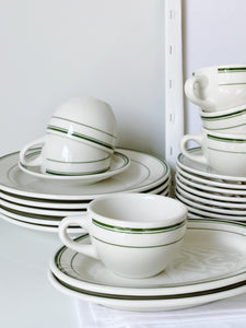 Tuxton Green Bay Round Cup & Saucer Set