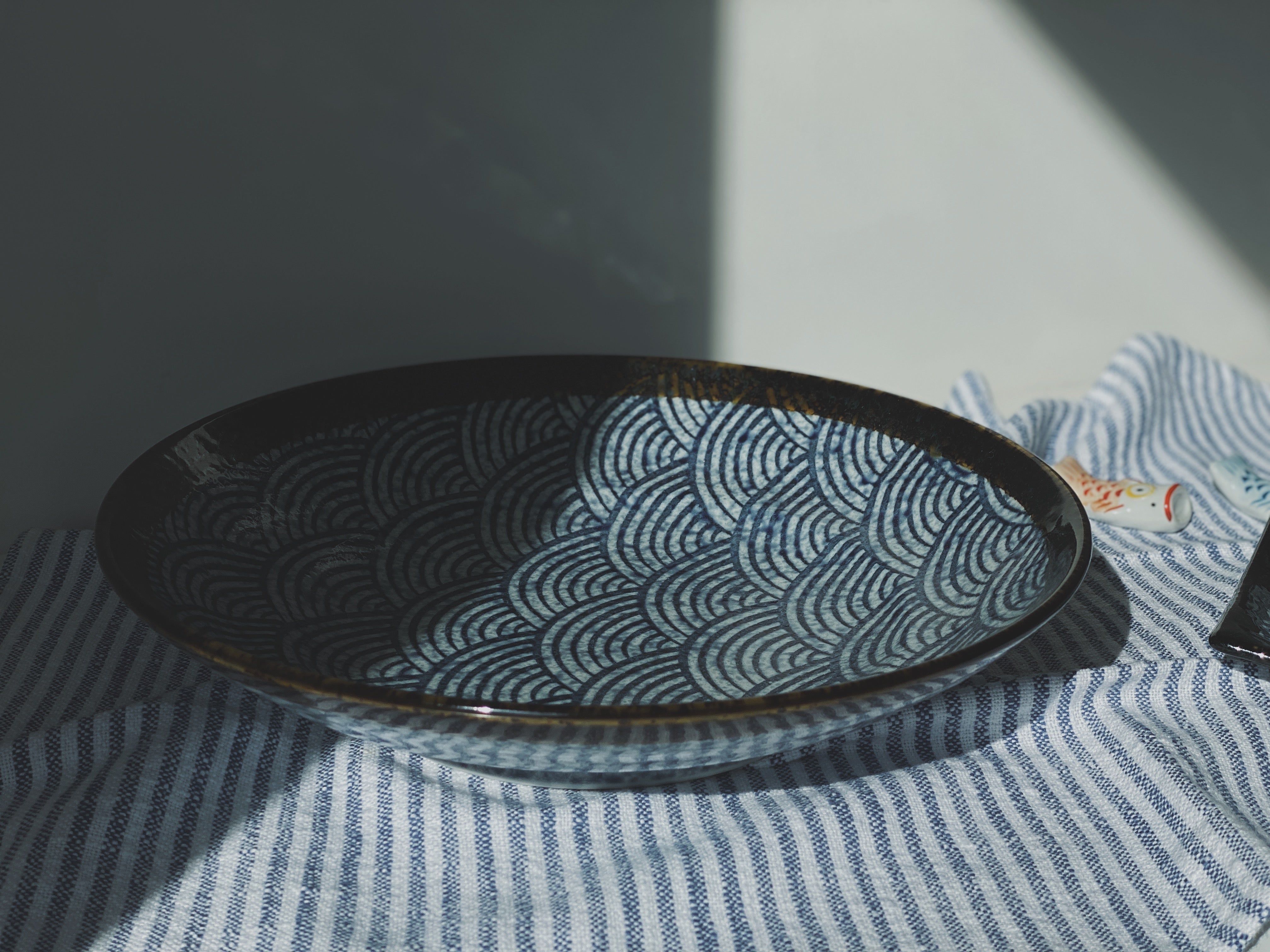 Japanese Tableware Wave Pattern Japanese Sea Wave Series Dinnerware – STH. CLAY TABLEWARE AND HOME