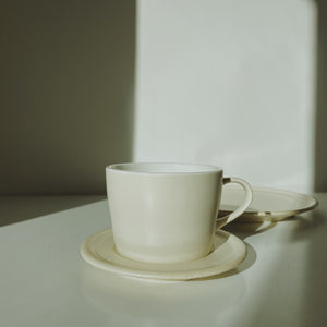 Mino Ware Miyama Bico Coffee Cup & Saucer Set