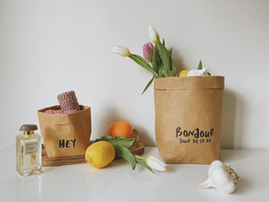 Washable Eco-friendly Kraft Bag