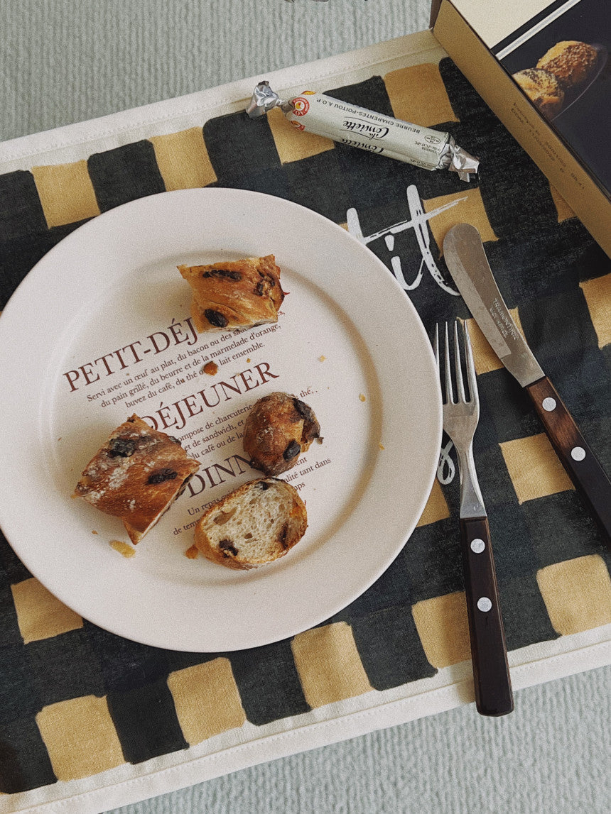 Dinner Menu Lettering Plate – STH. CLAY TABLEWARE AND HOME
