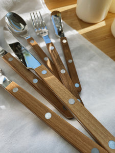 Sabre Paris Bistrot Shiny Flatware - Teak