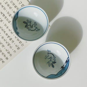 Kōzan-ji Chōjū-giga (Animal Caricatures) Sake Ware