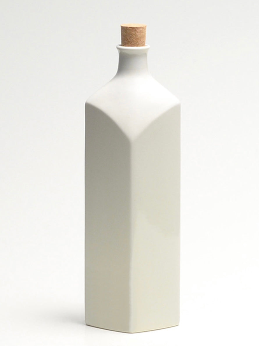 Hechimon Ceramic Bottle - White