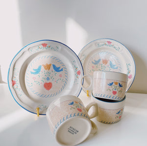 Blue Birds Dinnerware「Keepsake」Collection