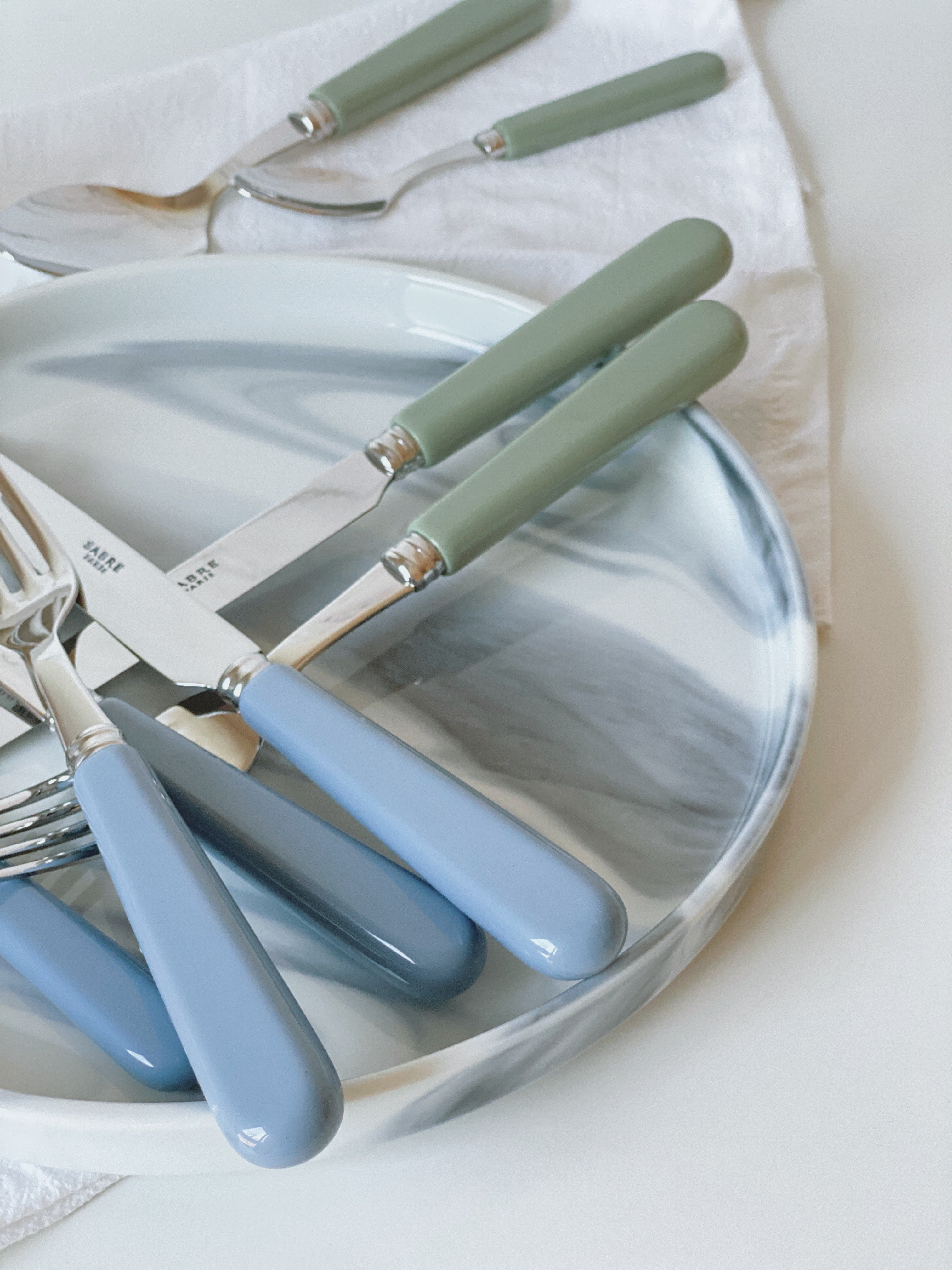 Sabre Paris Pop Collection Cutlery - Bluish Gray