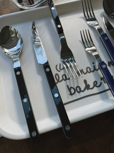 Sabre Paris Bistrot Shiny Flatware - Black