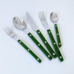 Sabre Paris Bistrot Shiny Flatware - Dark Green