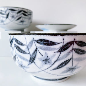 Mino Ware Bellflower Donburi Bowl