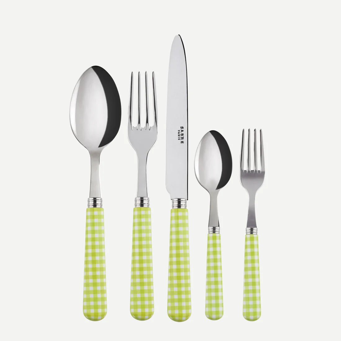 Sabre Paris Vichy Collection Cutlery - Lime