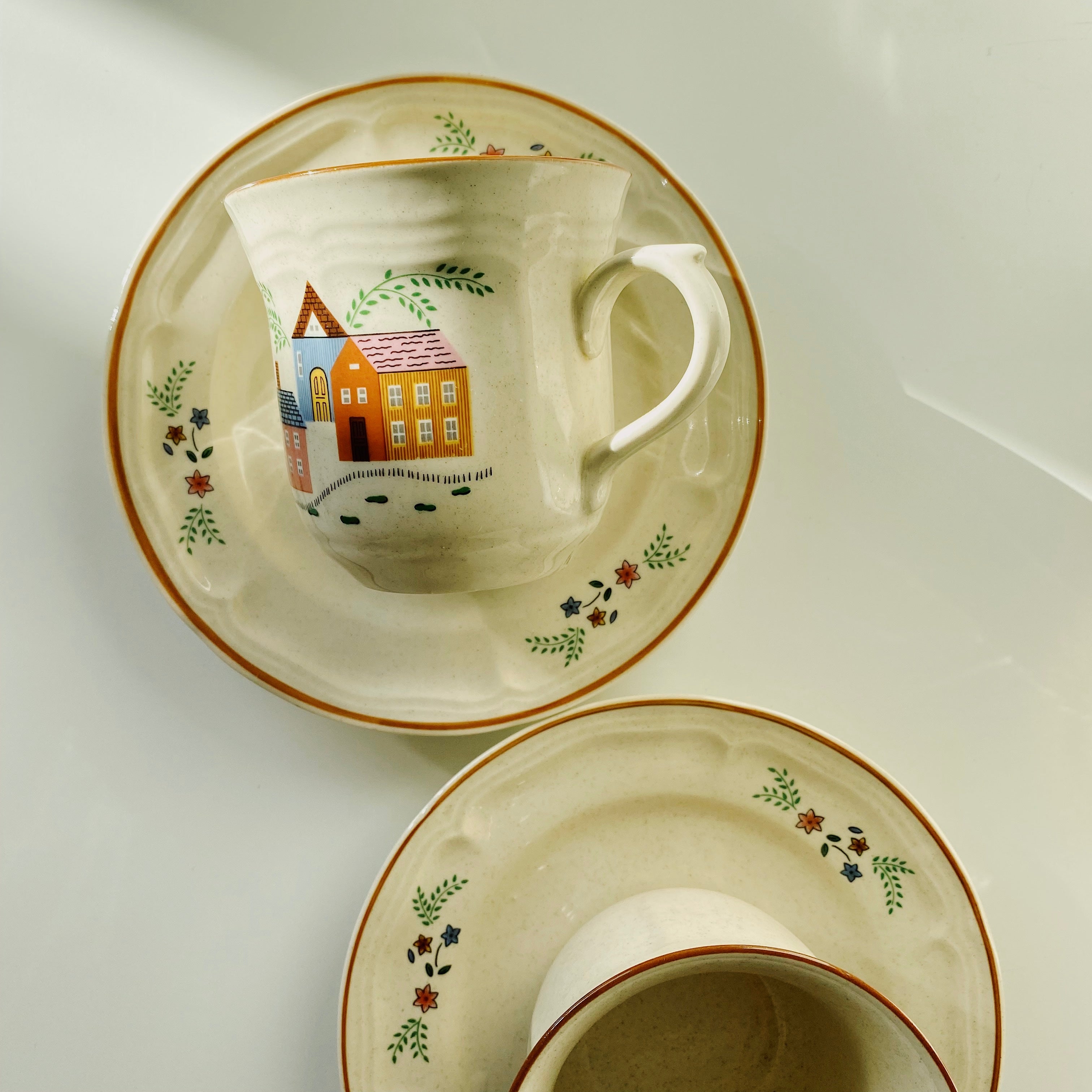 Country Life Dinnerware「Our Country」Collection Cup & Saucer Set