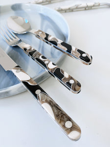 Sabre Paris Bistrot Shiny Flatware - Dune Black