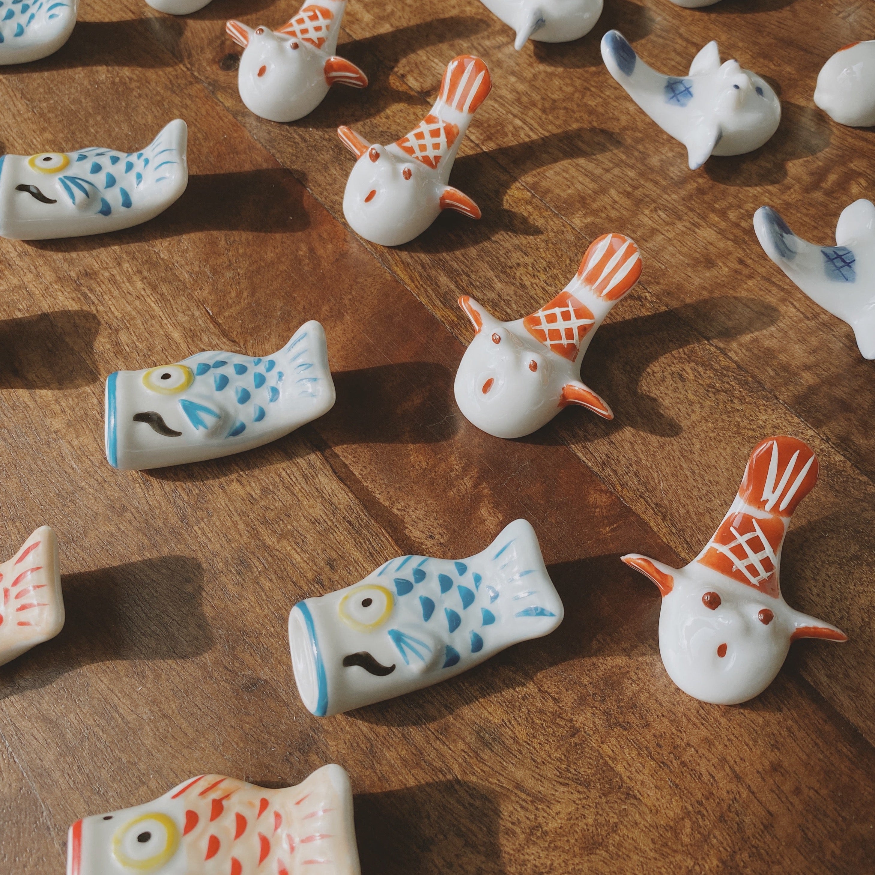 Hand-painted Porcelain Chopsticks Rest - Animal Series