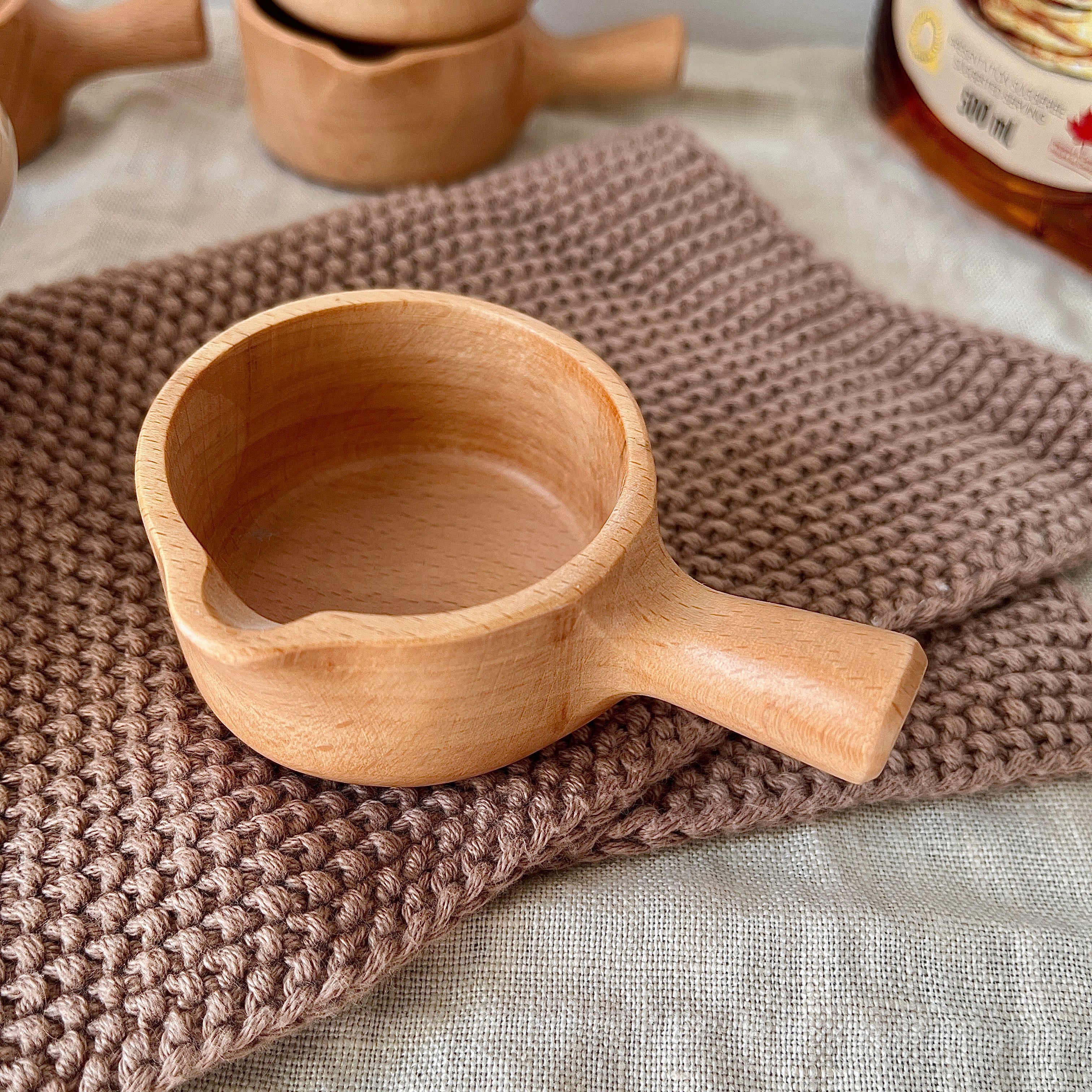 Natural Wood Petit Pitcher