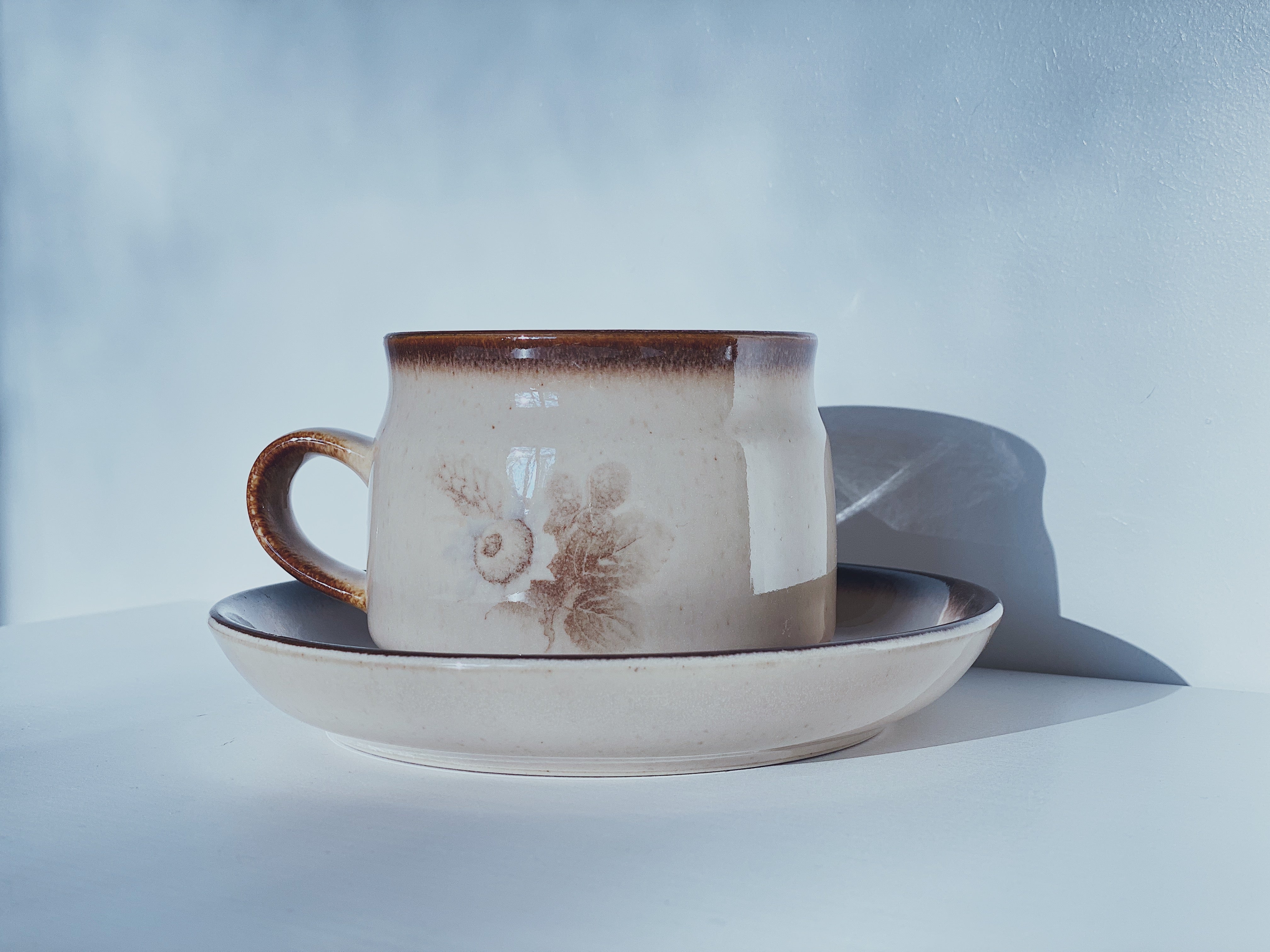 White Bouquet Cup & Saucer Set「Memories」