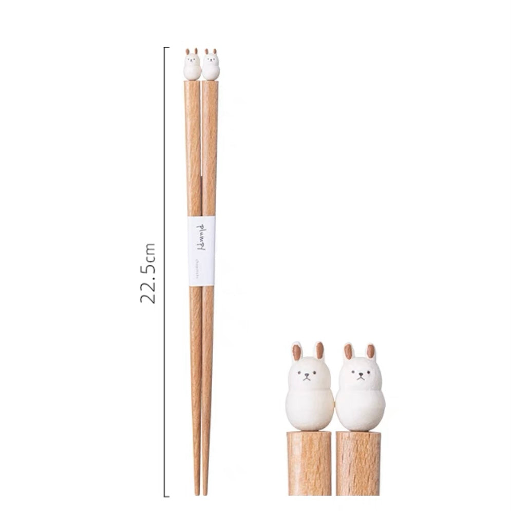 Plumpy Natural Wood Chopsticks