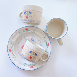 Blue Birds Dinnerware「Keepsake」Collection