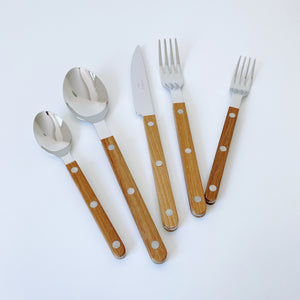 Sabre Paris Bistrot Shiny Flatware - Teak