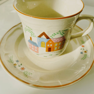 Country Life Dinnerware「Our Country」Collection Cup & Saucer Set