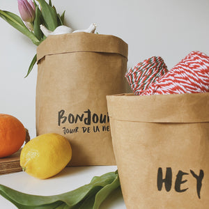 Washable Eco-friendly Kraft Bag