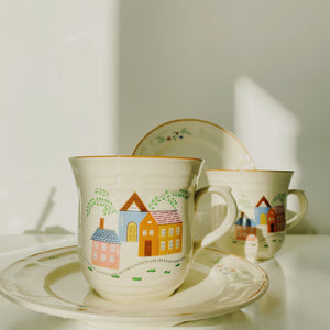 Country Life Dinnerware「Our Country」Collection Cup & Saucer Set