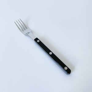 Flatware in Black Acrylic  Dinner Fork, Salad Fork & Dinner Knife