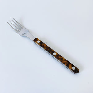 Sabre Paris Bistrot Shiny Flatware - Faux Tortoise